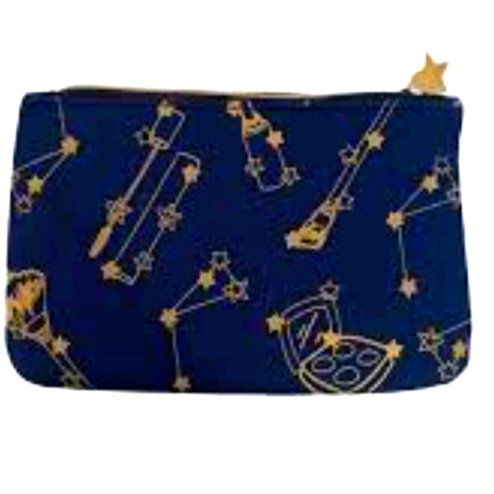 Ispy Astrology Navy Blue Glam Cosmetic/Gold Star